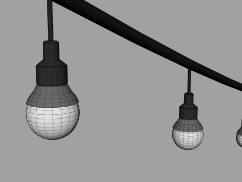 Cadenas de luces Modelo 3D