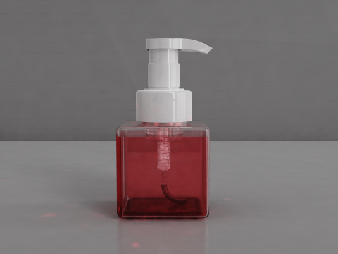 Liquid Soap Bottle 3D Model