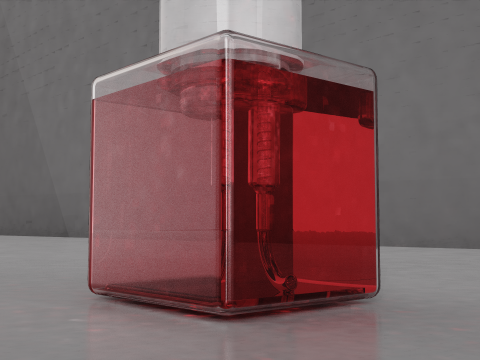 Liquid Soap Bottle 3D Model