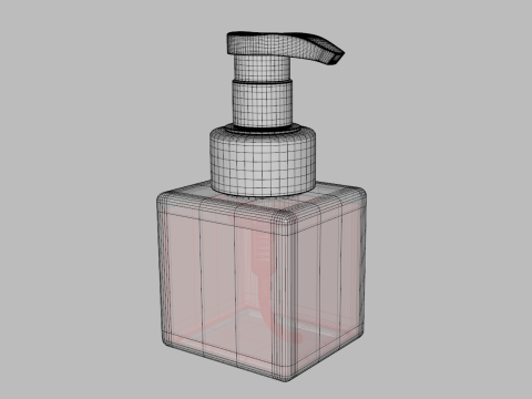 Liquid Soap Bottle 3D Model
