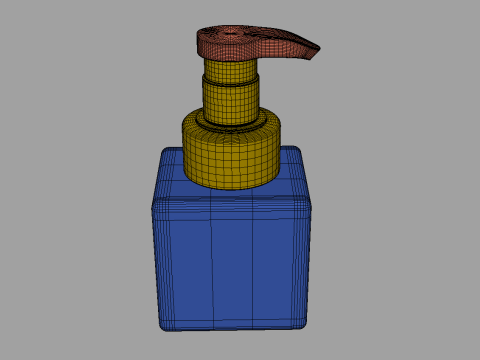 Liquid Soap Bottle 3D Model