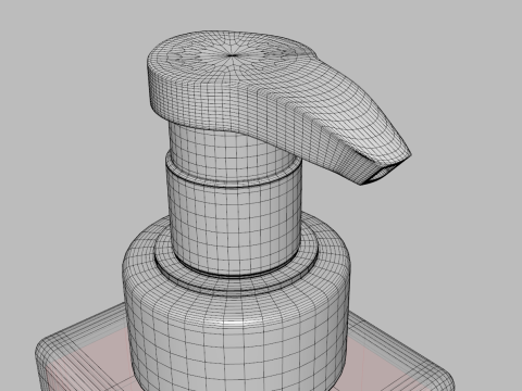 Liquid Soap Bottle 3D Model