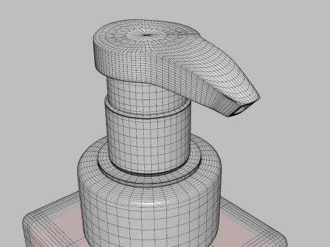 Liquid Soap Bottle 3D Model