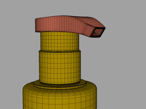 Liquid Soap Bottle 3D Model
