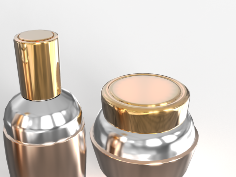 Lotion Bottles 3D 模型