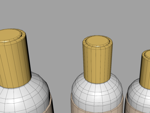 Lotion Bottles 3D 模型
