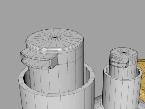 Lotion Bottles 3D Model