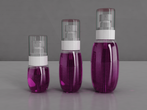 Lotion Pump Bottles Modelo 3D