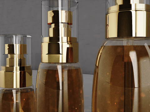Lotion Pump Bottles Modelo 3D
