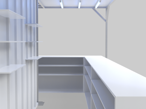 L-Shaped Outdoor Bar 5x5 Meters 3D Model