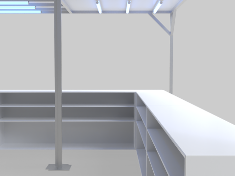 L-Shaped Outdoor Bar 5x5 Meters 3D Model