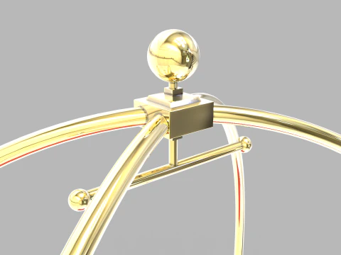 Luggage Trolley 1 3D Model