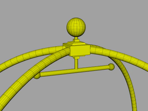 Luggage Trolley 1 3D Model