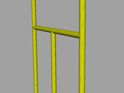 Luggage Trolley 1 3D Model