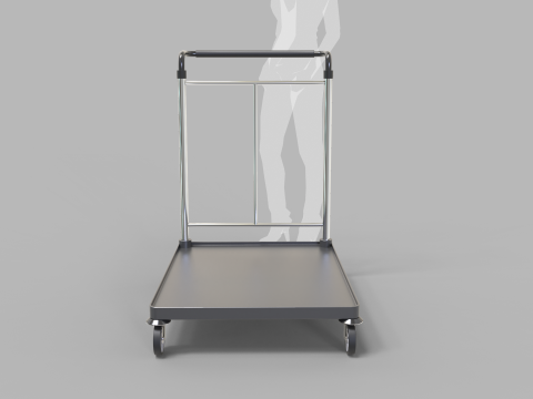 Luggage Trolley 2 3D 模型