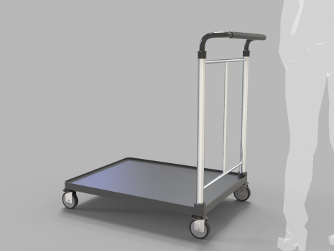 Luggage Trolley 2 3D 模型