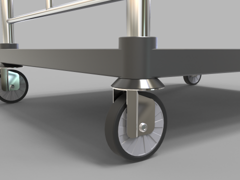 Luggage Trolley 2 3D 模型