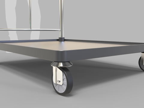 Luggage Trolley 2 3D 模型