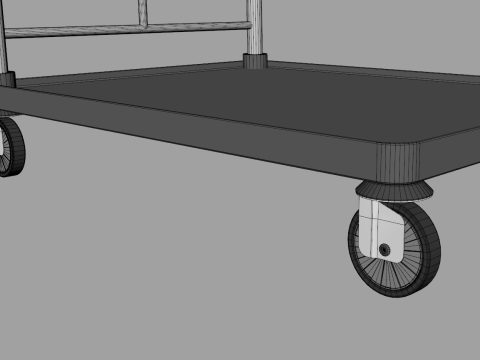 Luggage Trolley 2 3D 模型