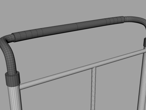 Luggage Trolley 2 3D 模型