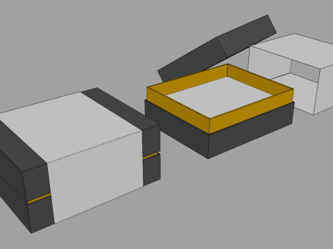 Luxury Box 1 Modello 3D