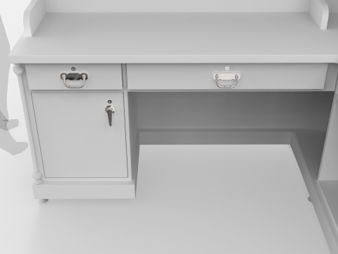 Luxury Reception Counter Desk 4 Model 3D