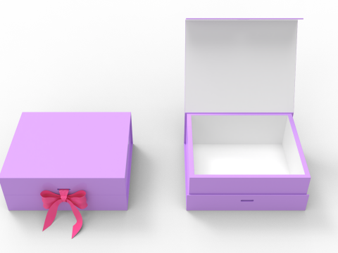 Magnetic Box with Ribbon 3Dモデル