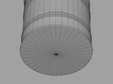Metal Bucket 3D Model