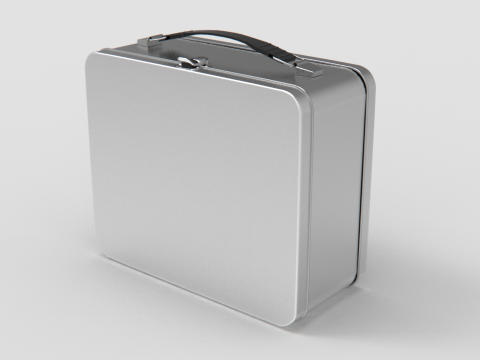 Metal Lunchbox 3Dモデル