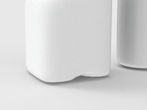 Milk Bottle and Pint 3D 模型