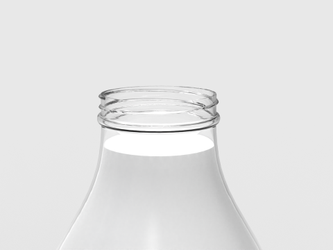 Milk Bottle and Pint 3D 模型