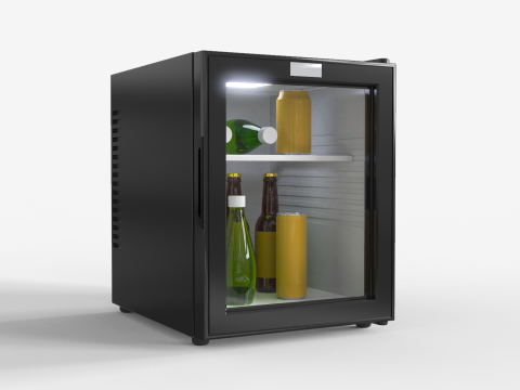 Mini Bar Fridge Modello 3D