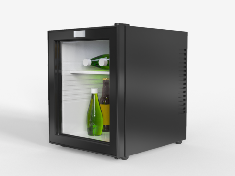 Mini Bar Fridge 3D Model