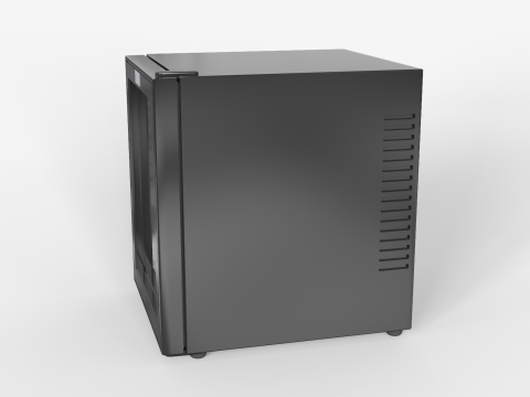 Mini Bar Fridge 3D Model