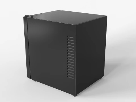 Mini Bar Fridge 3D Model