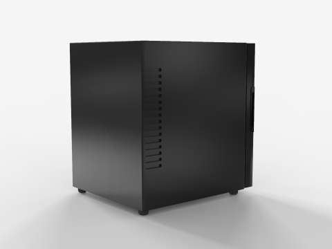 Mini Bar Fridge 3D Model
