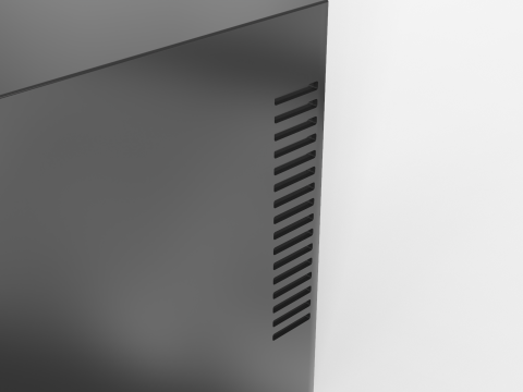 Mini Bar Fridge 3D Model