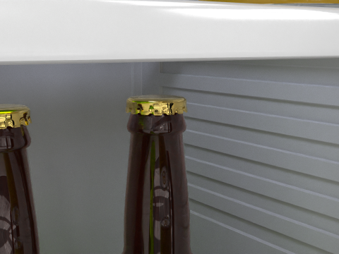Mini Bar Fridge 3D Model