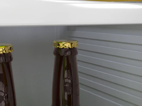 Mini Bar Fridge 3D Model