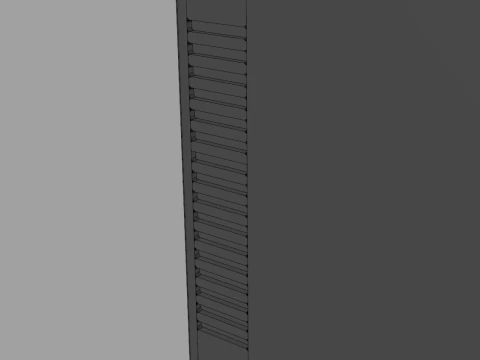 Mini Bar Fridge 3D Model