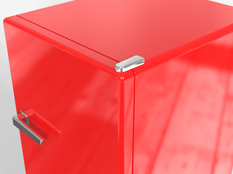 Mini Bar Fridge With Handle 3D Модель