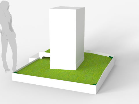Mini Golf Module - Stand 3D Model