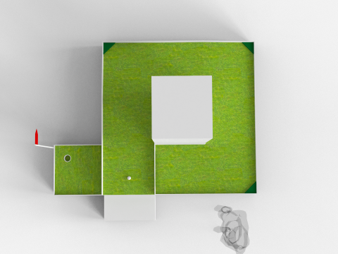 Mini Golf Module - Stand 3D Model