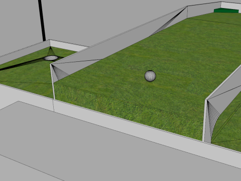Mini Golf Module - Stand 3D Model
