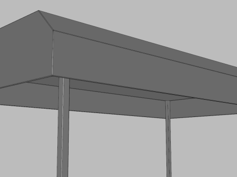 Mobile Coffee Cart Modelo 3D