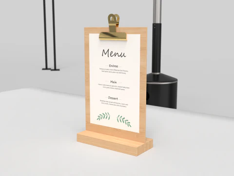 Mobile Food Cart 3D Model
