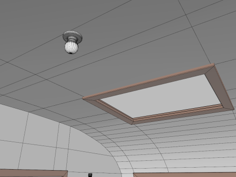 Mobile Food Cart 3D Model