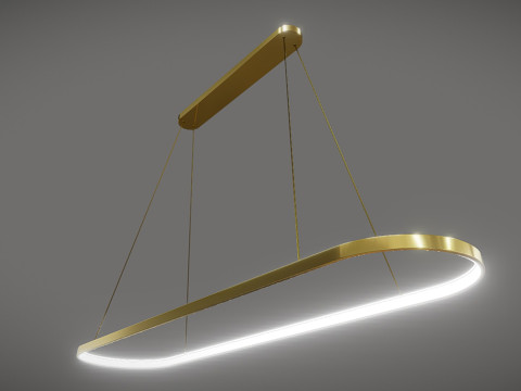 Modern Minimalist Hanging Lamp 3D 모델