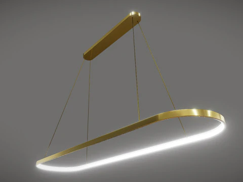 Moderne minimalistische hanglamp 3D Model