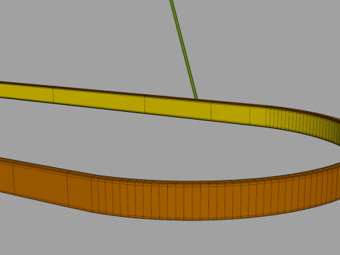 Modern Minimalist Hanging Lamp 3D Model